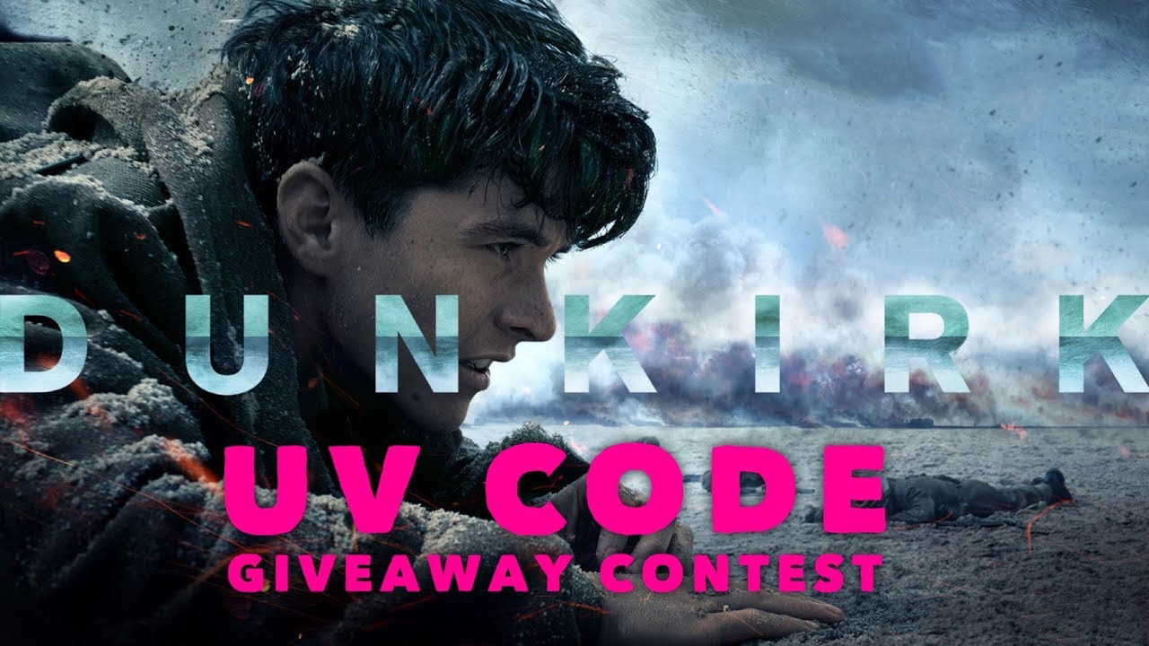 UV CODE Giveaway Contest - DUNKIRK