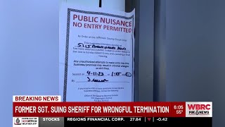 Former Sgt. suing sheriff for wrongful termination