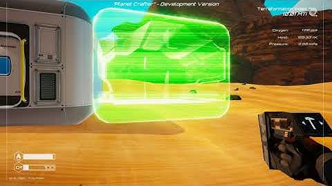 Planet Crafter Dev Preview #5 : New FX for building and crafting!