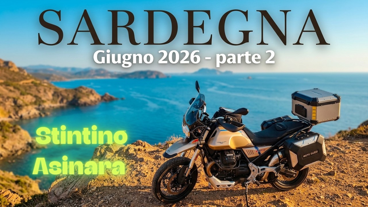 ⁣Giugno 2026 Sardegna con la Moto Guzzi V85TT travel seconda Parte