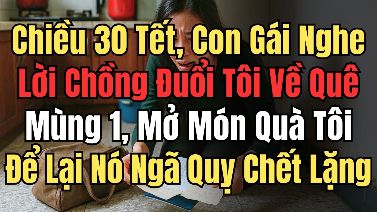 Chiều 30 Tết, Con Gái Nghe Lời Chồng Đuổi Tôi Về Quê – Sáng Mùng 1, Mở Món Quà Tôi Để Lại Nó Ngã Quỵ