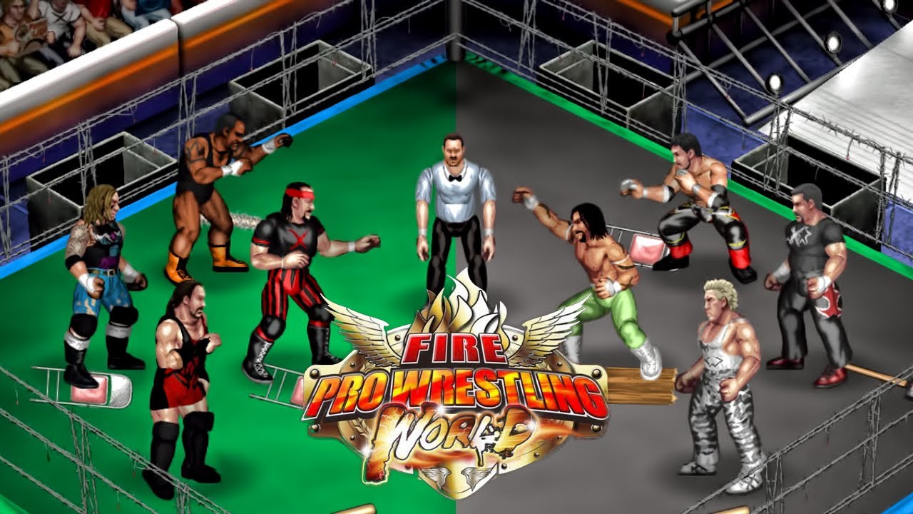 Fire Pro Wrestling World ECW Barbed Wire Match! YouTube