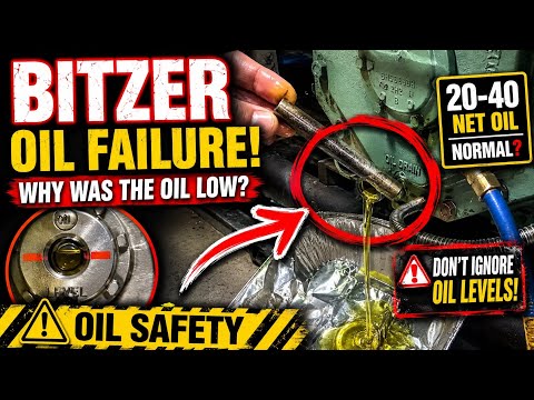 Bitzer Compressor Oil Failure – Full Real-Time Repair (Mistakes Included)
