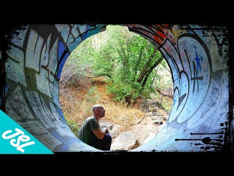 The Topanga Time Tunnel - Portal to Hidden Grotto Oasis of Topanga Creek