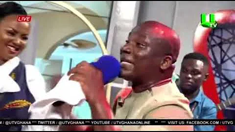 Utv's Cameraman falls under Francis Amo's Powerful Ministration on United Showbiz