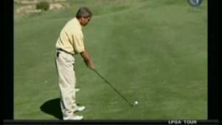 Golf Tip - Fred Couples - On Fairway Wood  With Ball Above Your Feet