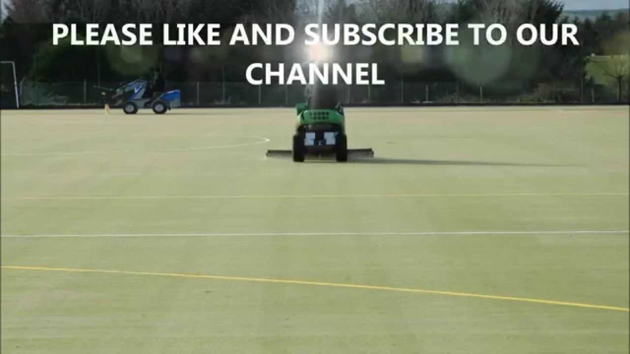 Hockey Pitch Sand Infill Clean to Waterlogged Surface