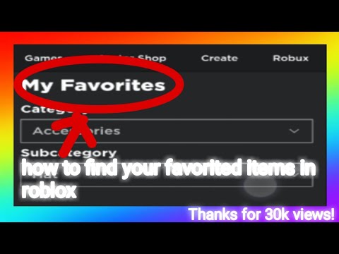 How To Check Your Favorites in Roblox