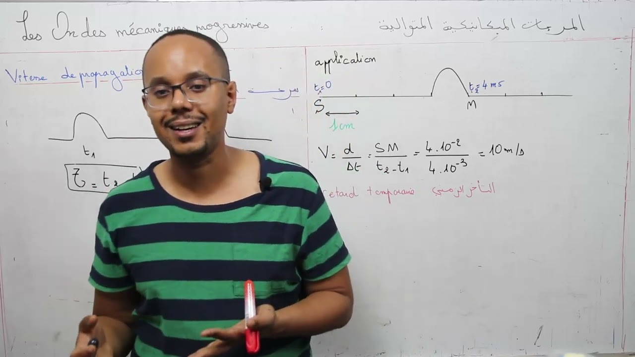 2 eme bac : cours 1 :  physique /  les ondes mécaniques progressives [ partie 2 ] 