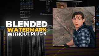 How To Make Blended Watermark Tutorial | After Effects Tutorial