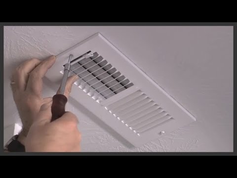 Replacing A Heat Vent Register Youtube