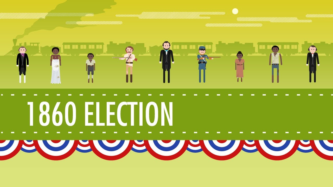 ⁣The Election of 1860 & the Road to Disunion: Crash Course US History #18