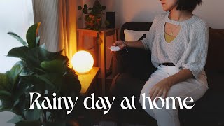 Rainy summer day at home | Baking and keeping cosy