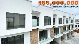 INSIDE THIS 65,000,000 MILLION NAIRA ($86,666) 4 BEDROOM TERRACE DUPLEX IN AJAH, LAGOS NIGERIA