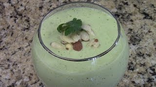 Chilled Avocado And Cucumber Soup Recipe