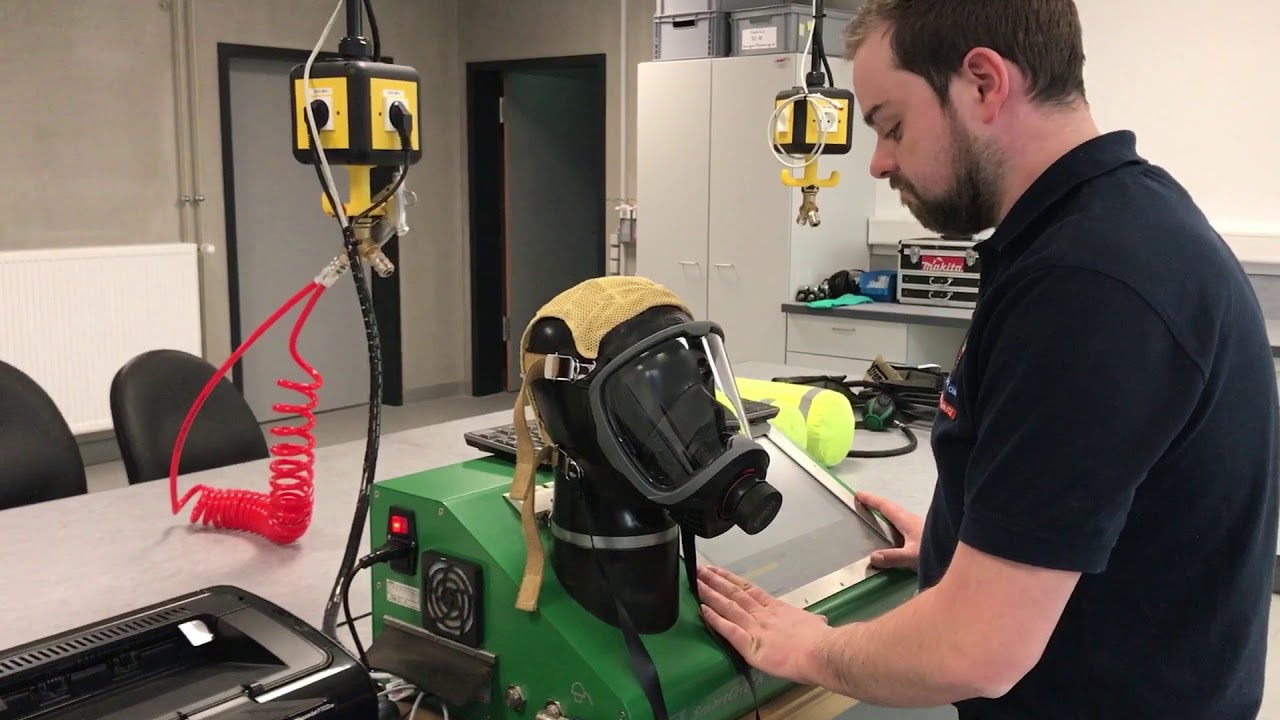 Atemschutz-Pflegestelle im Rettungszentrum Furth im Wald