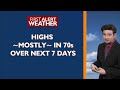 Blustery with very dry fuels Friday through Sunday, wetter pattern next week