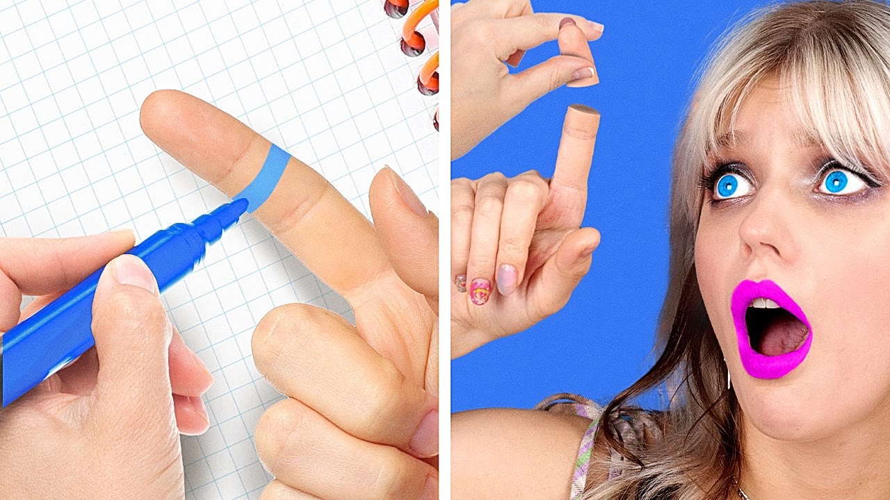 FINGER TRICKS || OPTICAL ILLUSIONS AND MAGICAL PRANKS FOR YOUR FUN