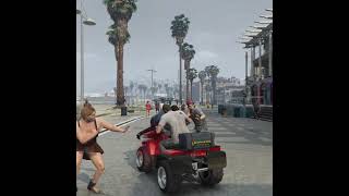 GTA 5 | Crushing People with ATV Bike  #gta5 #gtav screenshot 3