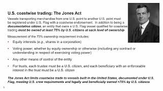 MMW 2025: Day 1 - What Every Non US Shipowner, Investor and Lender Needs to Know about Participating