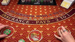 LUCKY DRAGON BLACKJACK TABLE $1,000 BUY IN