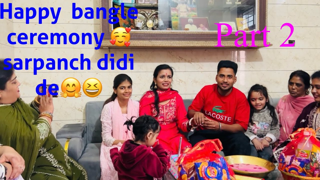 Ajj bangle ceremony si sister de 🥰🙏🏻full enjoy kita 