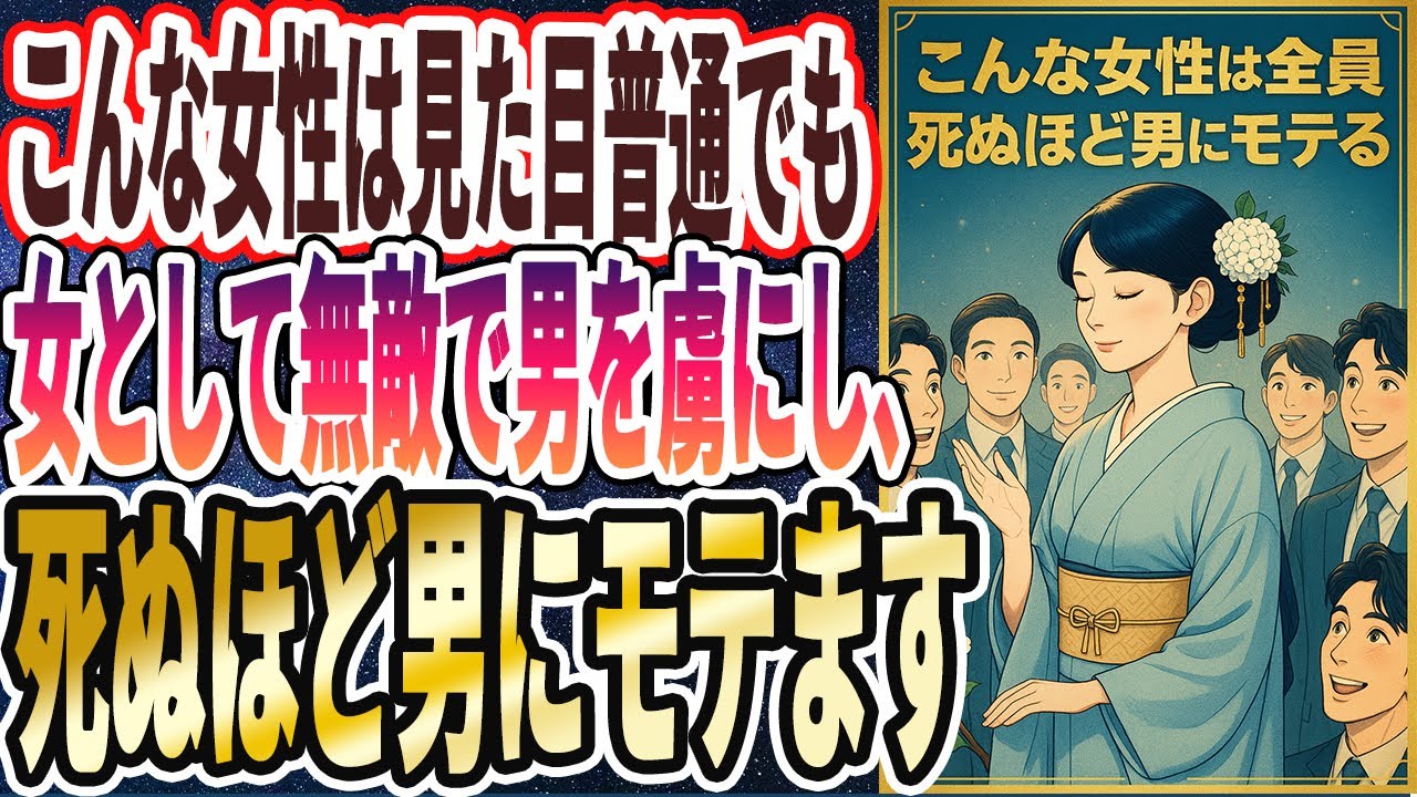 【女性必見】「こんな女性は全員、何歳になっても死ぬほど男にモテます」を世界一わかりやすく要約してみた【本要約】