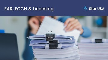EAR, ECCN & Licensing