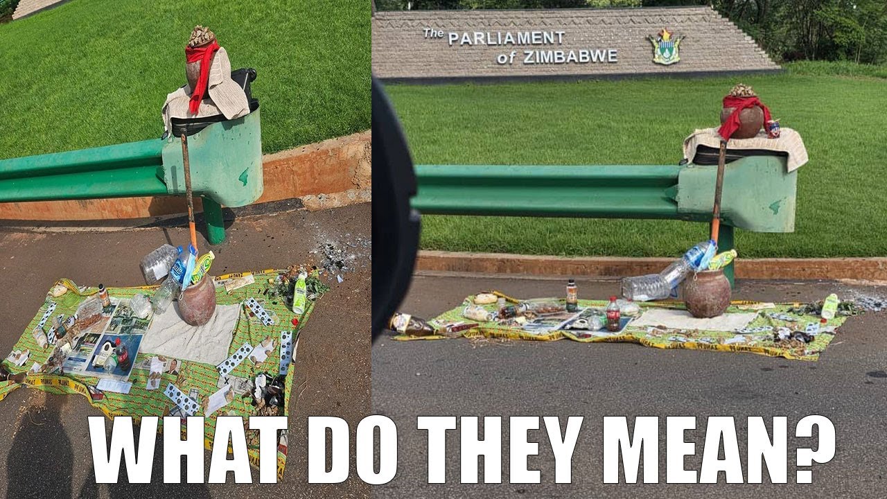 Mystery Ritual Items Found Outside Zimbabwe’s Parliament – What Do They ...