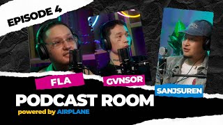 'PODCAST ROOM' Guest : Gvnsor, Fla /EPISODE 04/ by AIRPLANE