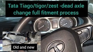 Tata Zest/Tiago/tigor/ dead axle/beam/tube change.all fiting nut bolt process.#mechanic #automobile