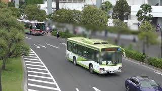 東京メトロ東西線区間運休に伴う代行バス 西葛西駅周辺で撮影 2024年5月11-12日