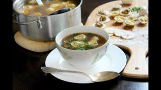 Мой суп теперь готовят в ресторанах. Я очень горжусь/ Mushroom soup