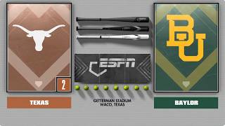 Texas vs Baylor | 3-21-2026 | College Softball Full Game Replay