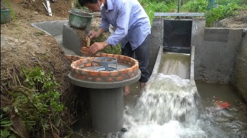 Chặn dòng nước Xây dựng mô hình đập thủy điện mini