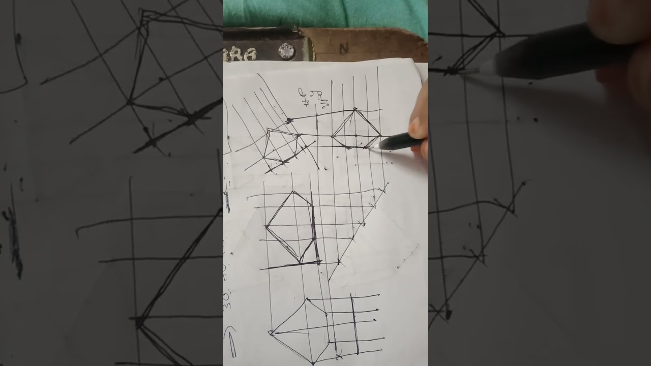 //PROJECTIONS OF SOLID//in btech graphics/drawing #