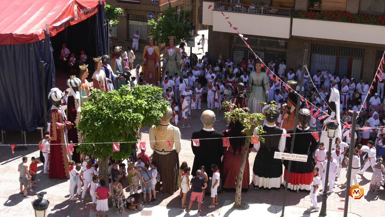 Tv Marcilla - 28/08/2022 - Fiestas - Concentración de Gigantes.