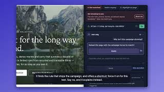 The QA simulator: test a campaign as any visitor — and ask the AI why — Personyze tutorial