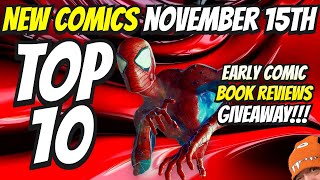 Top 10 New Comic Books November 15th 2023 🔥 Reviews, Covers, Spoilers & Giveaway