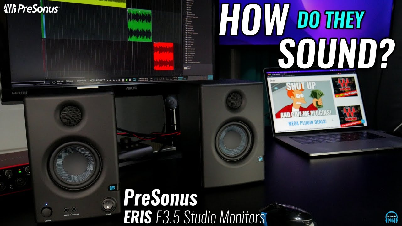 PreSonus® Eris® E3.5 Studio Monitor – World Music Supply