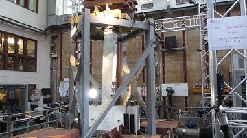 Large Scale Shake Table Experiment on RC Column @ University of Bristol