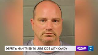 Man arrested for trying to lure children with candy