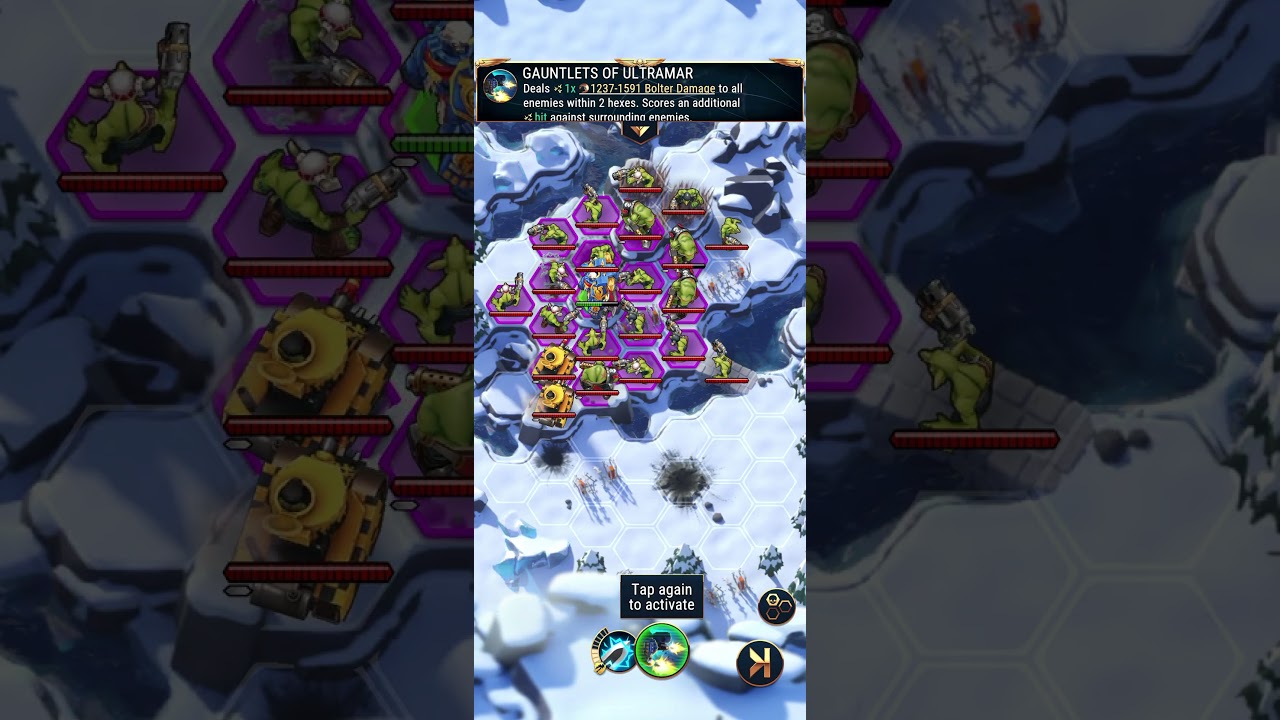 Warhammer Tacticus mythic journey: marneus Calgary 1/5 mission