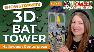 Details HUGE 3D Halloween Castle SVG with Flying Bats🦇 FCC Day 13 [2026] Update