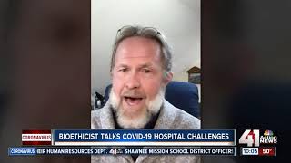 Bioethicist Talks Covid-19 Hospital Challenges