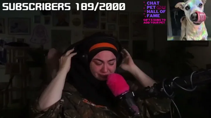 Frogan breaks down crying unable to make enough money streaming