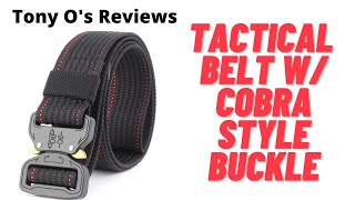 Tactical Belt with Cobra style buckle