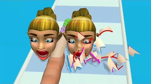 Nail Stack Game👅💅💄 Max Level Gameplay Android, iOS Walkthrough Part3 - Nail Stack All Level Gameplay