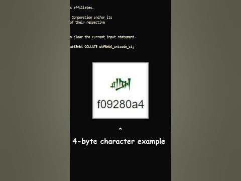 Choosing a Database Charset and Collation: UTF-8 in MySQL (SQL Tutorial ... image.