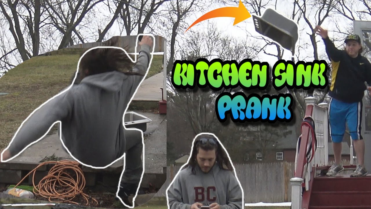 Dropping The Kitchen Sink Prank YouTube